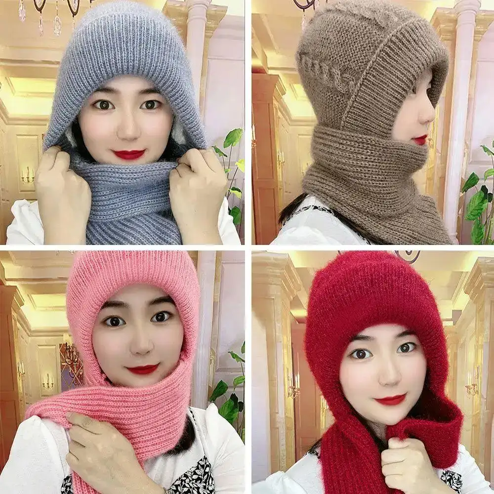 Winter Protection Windproof Cap with Scarf